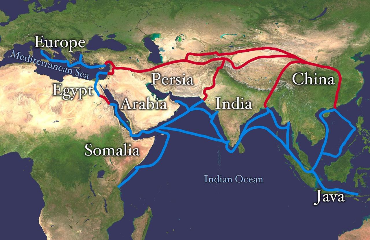 Ancient Indo-Roman maritime trade route. The geographic localization of ... Ancient Trade Routes That Connected Indonesia to the World